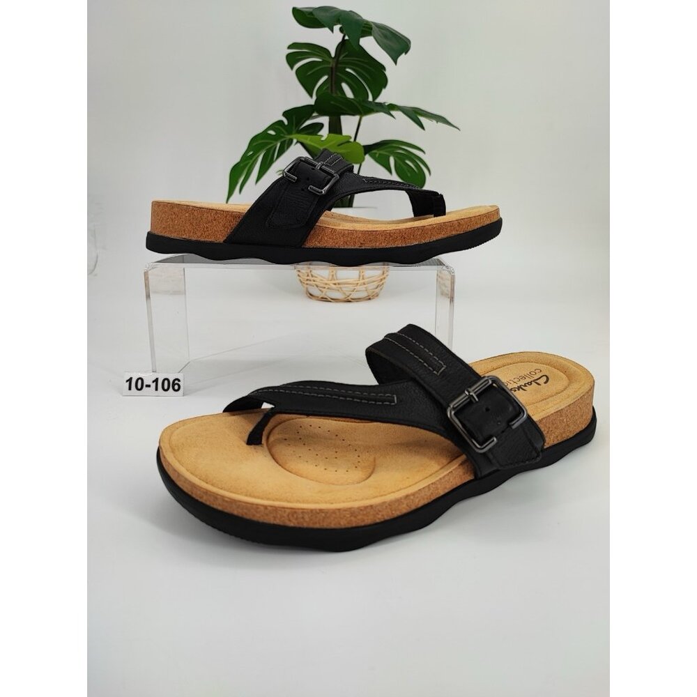 Clarks Women's Brynn Madi Back Leather Sandals Size 10M US